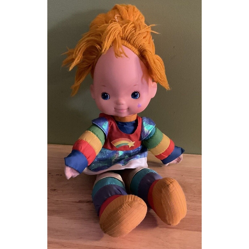 Vintage 1983 Rainbow Brite, 19" Plush Doll, Mattel